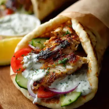 Greek Chicken Gyros