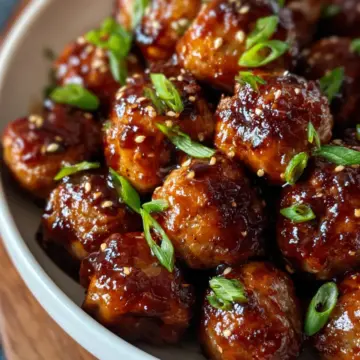 Asian Glazed Turkey Meatballs
