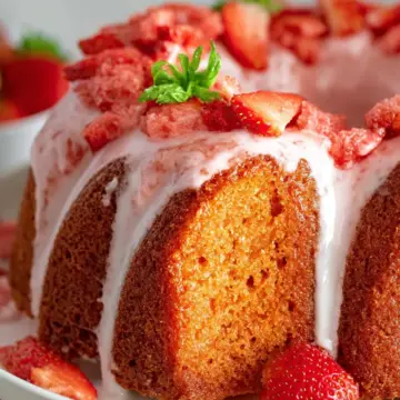 Strawberry Bundt Cake