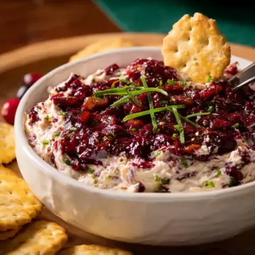Cranberry Jalapeno Cream Cheese Dip