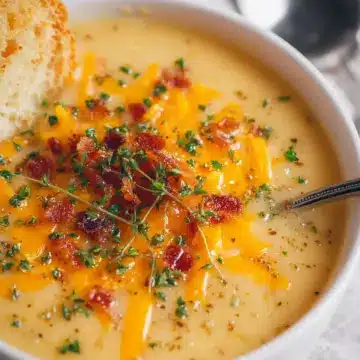Cheddar Cheese Potato Soup