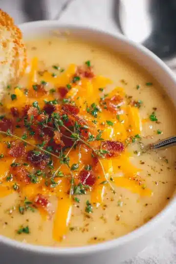 Cheddar Cheese Potato Soup
