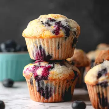 The BEST Vegan Blueberry Muffins