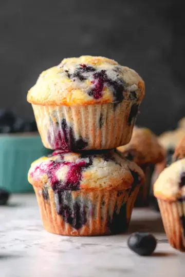 The BEST Vegan Blueberry Muffins