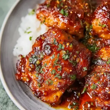Honey Garlic Chicken Thighs