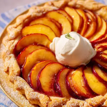 Easy Peach Tart
