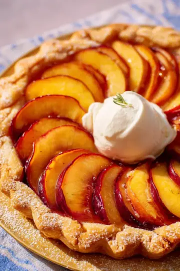 Easy Peach Tart