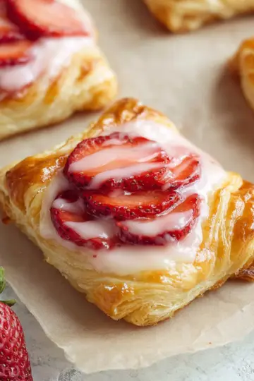 Easy Strawberry Cream Cheese Danish