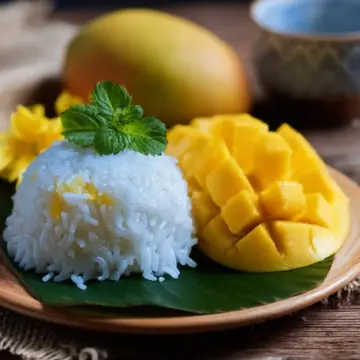 La recette facile et gourmande pour cuisiner un mango sticky rice (riz gluant à la mangue)