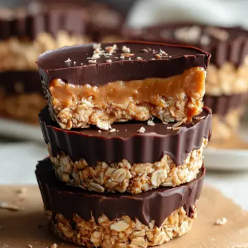 No Bake Peanut Butter Oat Cups