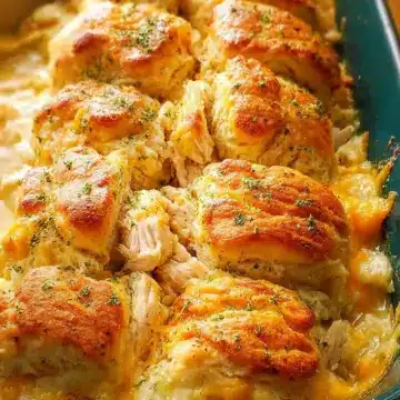 Chicken Biscuit Casserole