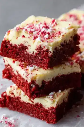 Red Velvet Cookie Bars