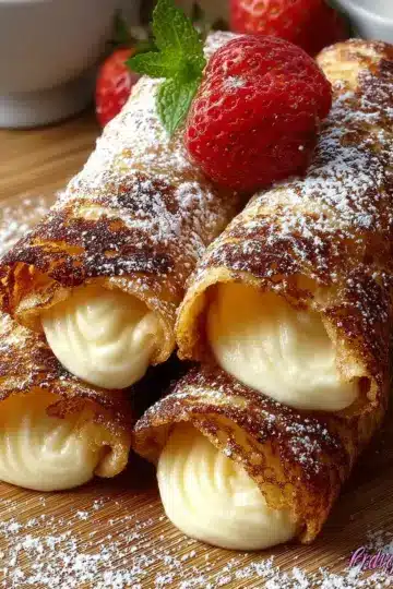 Cheesecake Egg Rolls Dessert