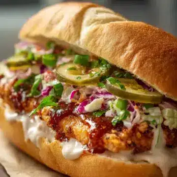 Alabama BBQ Chicken Chopped Sandwich Recipe for Flavor Lovers