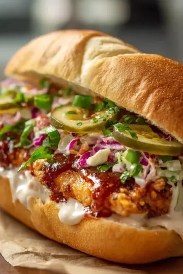 Alabama BBQ Chicken Chopped Sandwich Recipe for Flavor Lovers