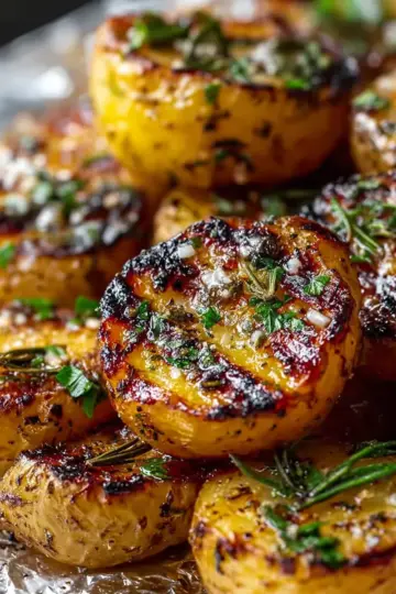 Easy Grilled Garlic Herb Potatoes