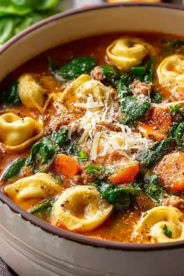 Best Crockpot Tortellini Soup