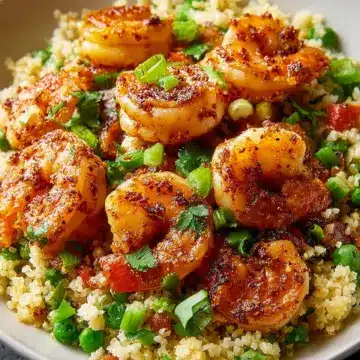 Savory Cajun Shrimp & Cauliflower Rice in Just 17 Minutes Recipe