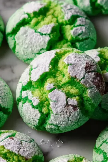 St. Patrick’s Day Crinkle Cookies Recipe
