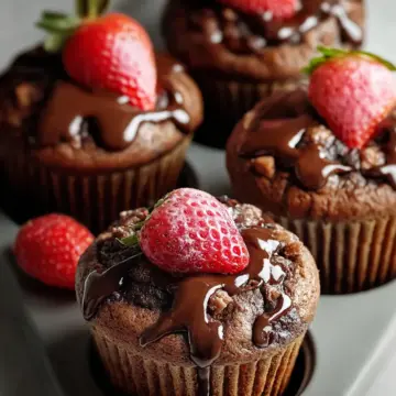 Irresistible Chocolate Covered Strawberry Muffins You’ll Love