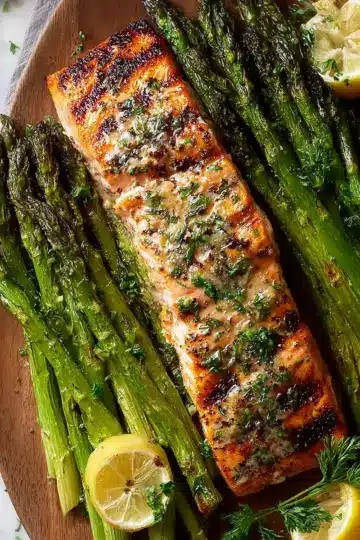 Best Grilled Salmon and Asparagus