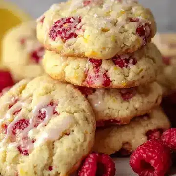 Zesty Lemon Raspberry Cookies for Your Sweet Cravings