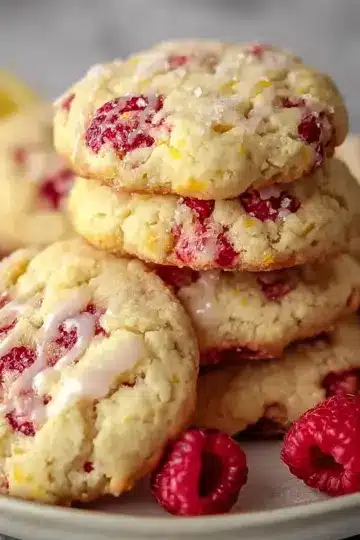Zesty Lemon Raspberry Cookies for Your Sweet Cravings