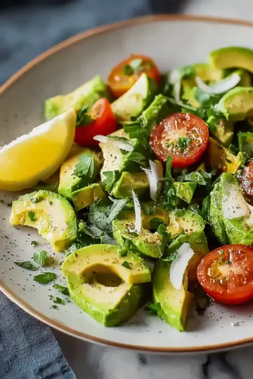 Avocado Salad Bliss: Fresh, Flavorful, and Keto-Friendly!
