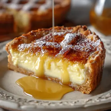 Decadent Golden Greek Honey Pie Recipe