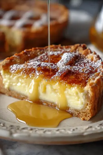 Decadent Golden Greek Honey Pie Recipe