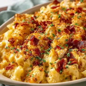 Easy Crack Chicken Mac and Cheese