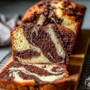 Easy Marble Loaf Cake – Simple Homemade Dessert