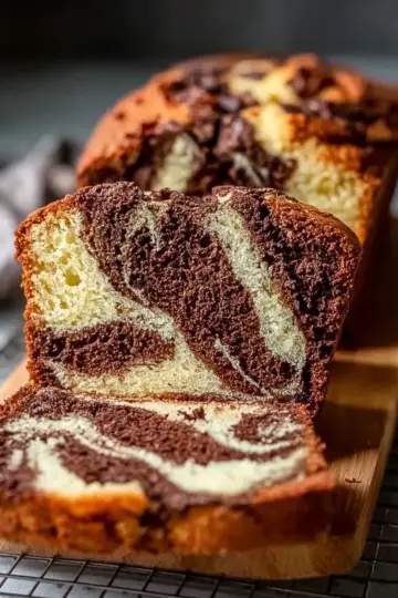 Easy Marble Loaf Cake – Simple Homemade Dessert